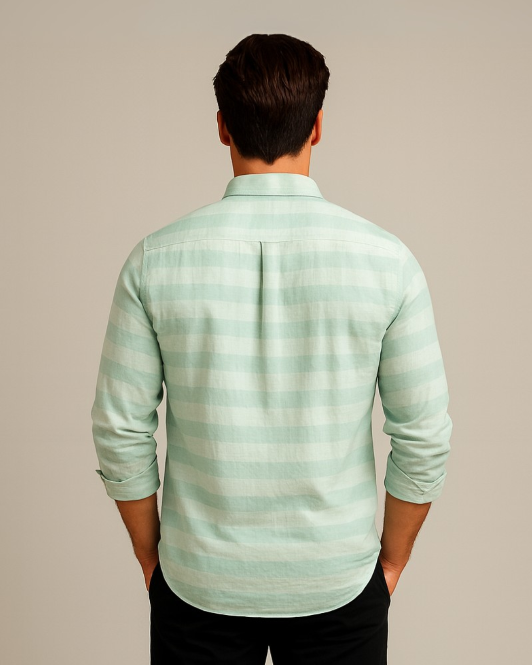 MEN'S PINE STRIPE FULL SLEEVE SHIRT