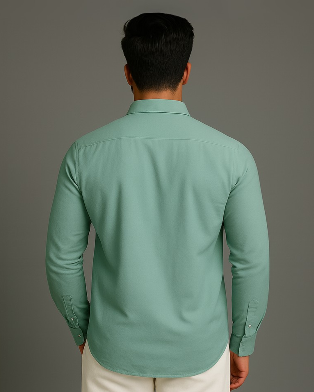 MEN'S MINT LEAF FULL SLEEVE SHIRT