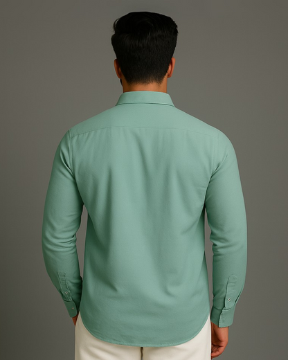 MEN'S MINT LEAF FULL SLEEVE SHIRT