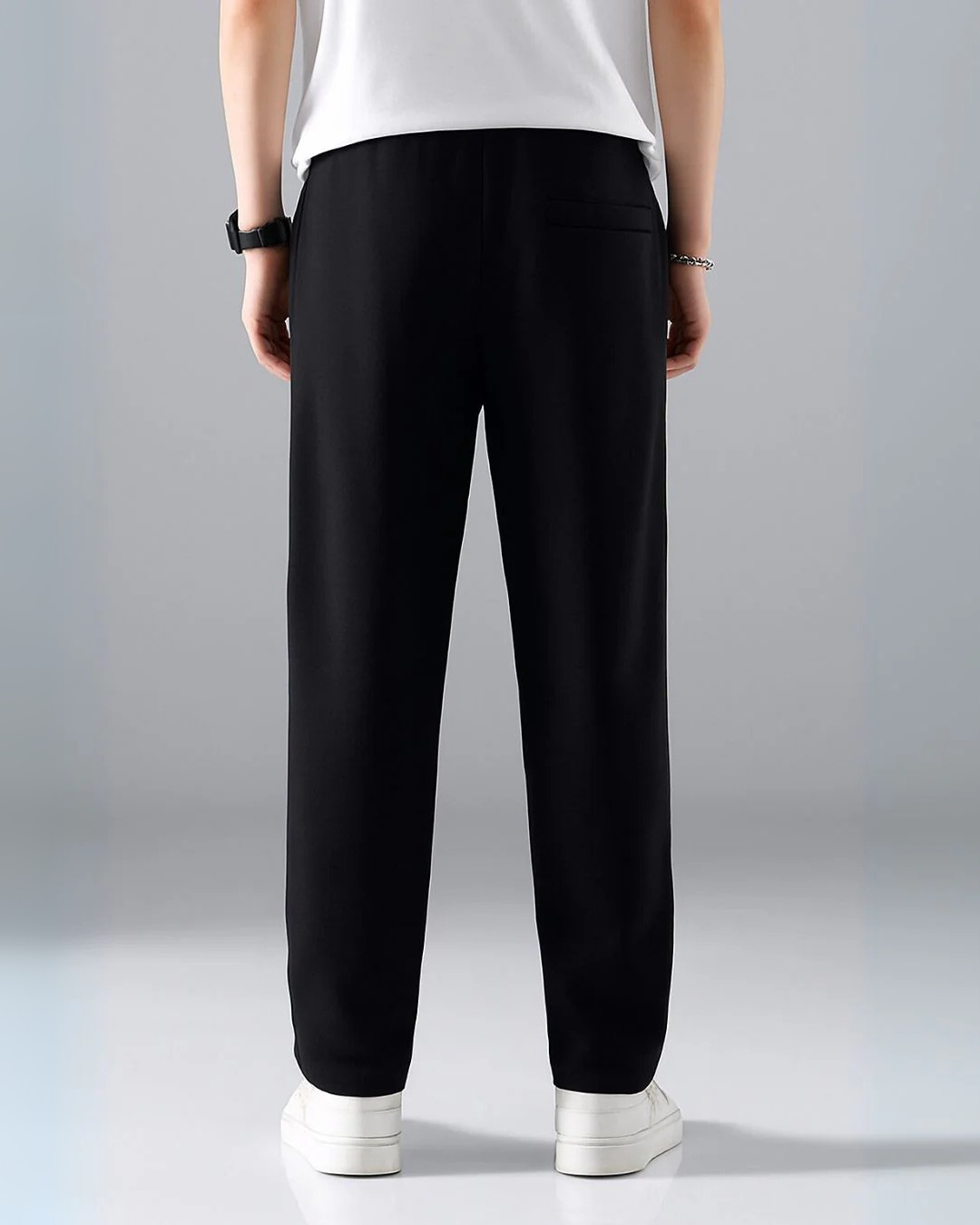 MEN'S MIDNIGHT BLACK COTTON PANT